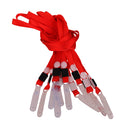 No-Twist Hook Neck Strap Lanyard String Cord For ID Pass Card Badge Red Pack Of 10PCS