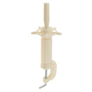 Adjustable Salon Cosmetology Mannequin Manikin Training Head Holder Mold Holding Desk Table Clamp Clamp Fasten Stand Tool White