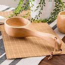 Wooden Joint Spoon Long Handle Ladle Dipper Japanese Bailer for Tea Ceremony Professional Nonstick Safe Modern Cooking Tools Kitchen Utensil