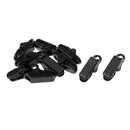 10pcs Camping Tent Clip Clamp Fastener Hanging Hook Outdoor Tent Snaps Black 33 x 10 x 13mm