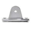 Bimini Top Concave Deck Hinge Side Mount Polished 316 Stainless Steel Hardware