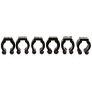 6PCS Billiards Snooker Accessories Cue Clips for Pool Cue Racks Black