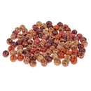100 Pieces 10mm Mixed Painted Ethnic Patterns Wood Spacer Beads Wooden Loose Beads 4mm Hole for DIY Jewelry Making Macrame Crafting Hair Accessories