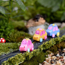 10Pcs Miniature Bonsai Succulent Plants Pot DIY Decoration Craft Cartoon Car
