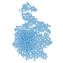 1 Pack Blue Styrofoam Ball Polystyrene Slime Making Ball for DIY Foam Craft