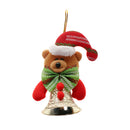 1pcs Christmas Tree Hanging Holiday Mall Home Decoration Ornament Bear Bell