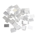 50Pack Aluminum Heat Sink Heatsink Module Cooler for Semiconductor Silver 14x6x20mm