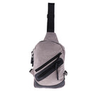 Outdoor Travel Single Strap Shoulder Bag School Travel Sports Gym Climing Grey