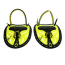 1 Pair Large Yellow Adult Men Adjustable Silicone Swimming Hand Paddle Swim Fins 8.66 x 5.9 inches
