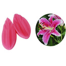 Non-Sticky Durable 3D Flower Silicone Cake Salad Chocolate Mold Fondant Mould Decorating Baking Tool Big Petal Pattern Charms
