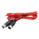 Musical MIDI Cord Cable Copper Audio Cord for Electronic Piano Lovers Red