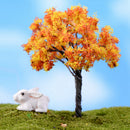 Pack of 5PCS Micro Landscape Decorations Mini Resin Ornament Garden DIY Tree Statue Home Garden Outdoor Decor Accessory
