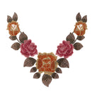 Lace Embroidered Floral Collar Applique for Clothes Dress Neckline Trims Sewing CL494