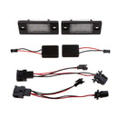 1 Pair White 18LED License Plate Lamp Light for Volkswagen Touareg Tiguan Golf Passat