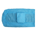 5 Pieces Non woven Waterproof Disposable Single Bed Table Cover Sheet for Beauty Spa Massage Blue 83''x32'' Elastic Edge Blue
