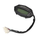 Universal Motorcycle All-in-one Odometer Speedometer Tachometer Meter Gauge