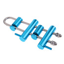 Rappel Rack Descender 4 Bar Twisted Rack Outdoor Rock Climbing Rescue Aerial Working