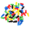 60pcs 23mm Mixed Color Replacement Plastic Pegs for Traditional Family Game Hexagon Wooden Chinese Checkers