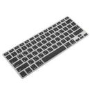 Korean / English Silicone Keyboard SKin Cover Guard Film Protector for Macbook Pro 13'' 15'' Black