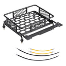 1/10th RC Rock Crawler Luggage Roof Rack with Cord Rope for Axial SCX10 Model Cars