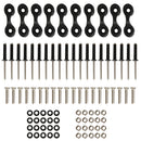 Kayak Deck Loops Tie Down Pad Eyes and Rivets - Bungee Fishing All Accessories Hardware Kit