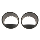 Auto Eyebrow / Eyelid Style Black Bezel Front Light Headlight Trim Cover ABS For Jeep Wrangler 2007-2015