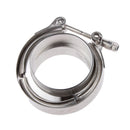 2.5'' Inch Turbo Exhaust Down Pipe Stainless V-Band Clamp Kit SS Steel Flange