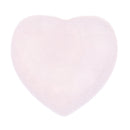 Polished Quartz Crystal Heart Shape Stone Gemstone for Home Decoration Collectable Pink 0.59 x 0.59 x 0.39inch