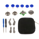 16in1 Aluminum Thumbsticks Buttons W/Case for Xbox One Elite Wireless Controller Blue