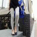 Stretchable Soft Comfortable Cotton Blend Leggings Pants Trousers Tights Light Grey