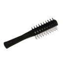 Double Side Salon Curling Hair Brush Massage Detangle Paddle Hairbrush Black Rows Comb