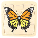 The Growth Process of Butterfly Jigsaw Puzzles Matching Toy for Kids Montessori Early Developing Toy