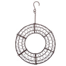 Iron Wire Wreath Frame Succulent Pot Metal Hanging Planter Plant Holder