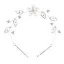 Chic Crystal Flower Leaf Style Hair Vine Hair Clip Girl Woman Hair Accessory