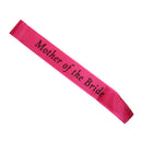 Wedding Hen Night Out Sash Party Sashes Women Bride Girls Satin Mother of the Bride
