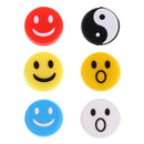 6 Pieces Tennis Racquet Vibration Dampener Shock Absorber Damper Mixed Color