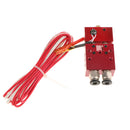 Dual Head Nozzle Extruder 0.4mm/1.75mm HotEnd Mixed Color Switch 3D Printer with cable