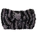 Women's Yoga Sportswear Knitted Ear Warmer Bow Crochet Winter Headwear Headwrap Hair Band Accessory Headband Greyish White