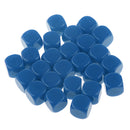 Pack of 25pcs Opaque Blue Blank D6 Six Sided Dice Teaching Resources Party Supplies