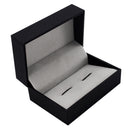 Cuff Links Cufflinks Holder Storage Mens Jewelry Gift Display Box Case Black