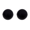 Tennis Vibration Dampeners, 18mm Silicone Ball Tennis Racket/Racquet Strings Shock Absorber (2-pack, Black)