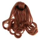 1/6 Girl Doll Long Big Curly Wig Haircut DIY Accessory for 12inch Blythe Doll Brown