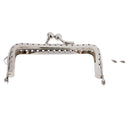 Silver Metal Bag Purse Frame Kiss Clasps Lock for Purse Making Bag Accessories 8.5cm