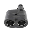 2 in 1 Way Car Cigarette Lighter Socket Splitter 12V Car Charger Adapter