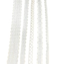 5 Pieces Assorted 1 Meter Lace Trim Ribbon Applique Embellishment for Sewing Craft