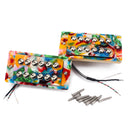 Colorful Electric Guitar Humbucker Neck Bridge Pickup Screw Kit