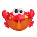 Crab Bubble Maker Baby Automated Spout Crab Bath Bubble Toy Gift with 12 Songs