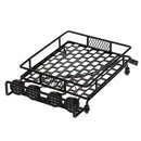 Upgrade Parts Metal Roof Rack w LED Light Bar Nightlamp for 1/10 Traxxas D90