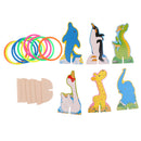 Children Kids Family Indoor Toys Ring Throwing Casting Games Lawn Outdoor Game Hoop Ring Toss Quoits Garden Play Set Xmas Gifts