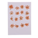 16 Pieces Dried Pressed Flowers DIY Embossed Photo Frame Phone Case Material